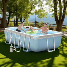 Каркасный бассейн Intex 28314, 300 х 175 х 80 см., с фильтр-насосом